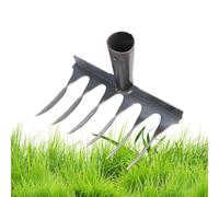Rastrello per allentare il terreno, rastrello da giardino per giardinaggio - Estrattore multifunzionale in acciaio da cantiere,Forniture da giardinaggio per utensili manuali per lo scavo