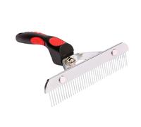 Rastrello per cani per il cambio del pelo, con denti in acciaio inox, per razze di cani di taglia media e grande, pettine per la cura del pelo, con accessori durevoli per cani per animali domestici
