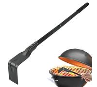 Rastrello per carbone - Raschietto per cenere per barbecue - per cenere con manico lungo per griglia e braciere - Raschietto per carichi pesanti | per fornelli, barbecue, forno per pizza, rast
