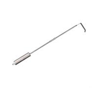 Rastrello per cenere in acciaio inox da 45,7 cm, progettato per griglie a carbone KamadoJoe con funzione di pulizia degli angoli