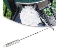 Rastrello per cenere per stufa, 45,7 cm, in acciaio inox, per barbecue Kamado Joe, detergente per angoli per stufe a legna