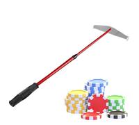 Rastrello per chip da poker - Rastrello per chip per roulette telescopico | Portatile Chip Receiving Rod Poker | Manipolazione dei chip migliorata | Strumento leggero durevole per le notti Pokerr