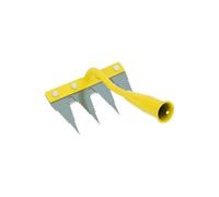 Rastrello per Diserbo da Giardino | Utensile Resistente da Dissodare il Terreno | Strumento estirpatore | per Giardino, Prato, Cortile, Aiuola, Serra, Vivaio, Frutteto, Azienda Agricola, Esterno