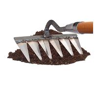 Rastrello Per Diserbo - Rastrello Per Chiodi A Sei Denti, Coltivare Il Rastrello Da Giardino | Forniture Di Diserbo Robusto E Durevole per Terrazza, Fattoria, , Posteriore Cortile.