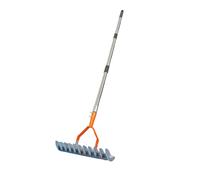 Rastrello per erba sintetica, rastrello ergonomico per la cura dell'erba