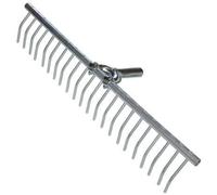 Rastrello per fieno in metallo 22 denti - cm 68