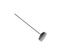 Rastrello Per foglie 25 Denti in PVC con Manico Scopa da Giardino Pulizia Erba