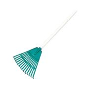 Rastrello per foglie in plastica ecologica, strumento da giardino durevole per la raccolta delle foglie, design leggero per un facile utilizzo in prati, cortili, giardini