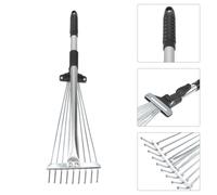 Rastrello per foglie retrattile Pratici attrezzi da giardino per la pulizia del