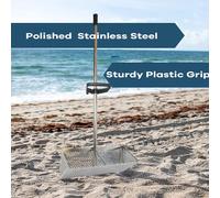 Rastrello per Frutti di Mare Che Allenta La Sabbia, Leggero, Lungo E Ergonomico,