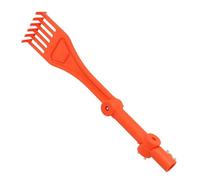 Rastrello per grondaia, accessorio per rastrello a grondaia, strumento per uso domestico, manico rotante, piccolo rastrello, strumento multiuso per tetti, grondaie e zone di accesso