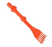 Rastrello per grondaia regolabile: impugnatura girevole leggera, design compatto e durevole dello strumento di pulizia | per la pulizia dei bordi del tetto, la manutenzione delle grondaie, la