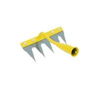 Rastrello per la rimozione delle cce | Utensile Resistente da Dissodare il Terreno | Strumento rimuovi l' Adatto per il prato, cortile, l'aiuola, la serra, vivaio, frutteto, la fattoria
