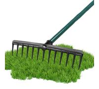Rastrello per livellare il prato - Rastrello livellatore del suolo, strumento resistente per manutenzione dei , giardinaggio, paesaggistica, giardino sul retro e da golf