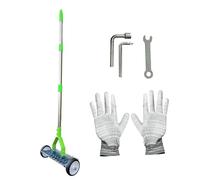 Rastrello per per Prato - Giardinaggio Pesante Con Manico Regolabile | Rastrello da Giardino per Arieggiare il Terreno | Adulti Anziani Cortile Fienile Raccolta