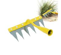 Rastrello per prato da giardino | Robusto dissodatore ed estirpatore | Estirpatori Manuali | per Giardino, Prato, Cortile, Aiuola, Serra, Vivaio, Frutteto, Azienda Agricola, Esterno