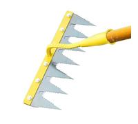 Rastrello per prato da giardino - Utensile Resistente da Dissodare il Terreno - Strumento estirpatore,per Giardino, Prato, Cortile, Aiuola, Serra, Vivaio, Frutteto, Azienda Agricola, Esterno