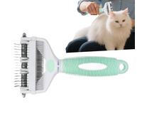 Rastrello per sottofondo per cani - Rimozione dei capelli sciolti - Strumento di toilette multifunzionale antiscivolo per controllo della e pulizia dei gattini cuccioli uso domestico bagno e