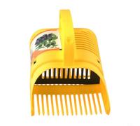 Rastrello raccogli bacche di grande capacità, efficiente strumento di raccolta della frutta con denti a pettine per mirtilli, ribes, lamponi, attrezzatura da giardino facile da pulire