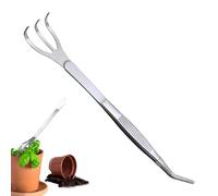 Rastrello radice bonsai, pinzette per piante, pinzette per bonsai, strumento per la lavorazione del terreno, pinzette per bonsai dal design ergonomico per una facile potatura | Strumento per la