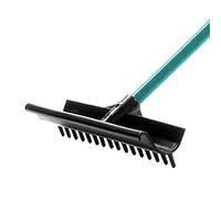 Rastrello, Rastrello for prato, rastrello con impugnatura da golf, rastrello livellatore for prato, rastrello for bunker di sabbia for driving range, kit di attrezzi for l'organizzazione di foglie e p
