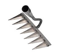 Rastrello Sarchiatore ,scarificatore A Manoo, Rastrello Arieggiatore, Rastrello Giardino Metallo, Rastrello Da Giardino A 4/5/6/7 Denti Per Diserbo/allentamento/semina - Senza Manico