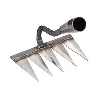 Rastrello Sarchiatore ,scarificatore A Manoo, Rastrello Arieggiatore, Rastrello Giardino Metallo, Rastrello Da Giardino A 4/5/6/7 Denti Per Diserbo/allentamento/semina - Senza Manico