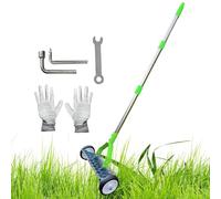 Rastrello scarificatore per prato, robusto rastrello da giardino con | Rullo scarificatore per foglie, residui di sporco, cortile, fattoria, giardiniere, adulti, anziani