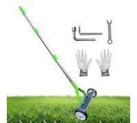 Rastrello Scariotatore - Manico Regolabile Attrezzatura per Pulizia Giardino - Rastrello Da Giardino Per Scarificare Il Prato,Adulti Anziani Cortile Fienile Raccolta