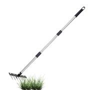 Rastrello Sfilacciatore | 8 Denti in Acciaio Inossidabile per Diserbo e Arieggiamento - Attrezzo per Concimazione Agricola,Per Prato Paesaggio Fattoria Cortile Giardino Esterno Agricoltura Silvicoltur