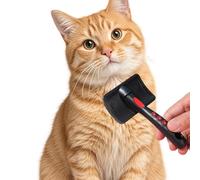 Rastrello sottopelo per cani contro il cambiamento dei capelli, strumento ergonomico antiscivolo, spazzola per cani a pelo lungo, per schiena, del bagno, casa, veterinario, spa, cura quotidiana
