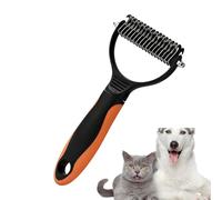 Rastrello sottopelo per cani, pettine districante anti-nodi per gatti, spazzola rastrello per cani, per la rimozione dei sciolti, e cuccioli di routine quotidiana a casa e al coperto