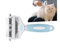 Rastrello sottopelo per cani, strumento per districare i di gatto, rastrello massaggiante per cani con manico antiscivolo, per la cura del pelo per cuccioli e gattini