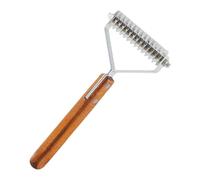 Rastrello Spazzola per cani contro la - Strumento di districamento a doppio lato per animali da compagnia, spazzola sottopelo per gatti, per toelettatura domestica, soggiorno, bagno e doccia