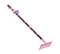 Rastrello Stocker 78 cm 7 denti colore rosa KIDS GARDEN