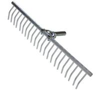 Rastrellone alluminio fieno stars denti 22 cm 68 o.conico mm 26