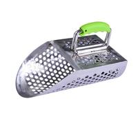 Rastrillo per pulci di sabbia Metal detector con pala in acciaio inox e manico, strumento for la ricerca rapida di metalli, for tesori sulla sabbia da spiaggia(StyleA)