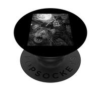 Rat Dad Funny Vintage Horror Graphic Man Moon Selfie PopSockets PopGrip Adesivo