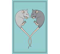 Rat Journal - Rat Notebook: with MORE RATS INSIDE! This blank lined cute rat diary /adorable rat composition notebook makes a great fancy rat gift ... lover, rat dad, ratties, rat lady or rat girl