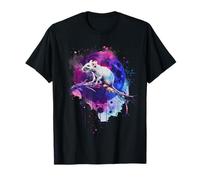 Rat Lover Colorful Ritratto Motivo Roditore Pet Cute Rat Proprietario Maglietta