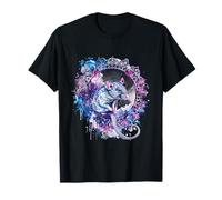 Rat Lover Colorful Ritratto Motivo Roditore Pet Cute Rat Proprietario Maglietta