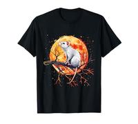 Rat Lover Colorful Ritratto Motivo Roditore Pet Cute Rat Proprietario Maglietta