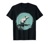 Rat Lover Colorful Ritratto Motivo Roditore Pet Cute Rat Proprietario Maglietta