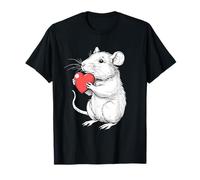 Rat Lover Colorful Ritratto Motivo Roditore Pet Cute Rat Proprietario Maglietta