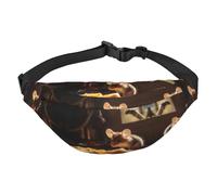 Rat - Marsupio a tracolla grande, alla moda, da viaggio, casual, per ragazzi, adatto per sport, corsa, ciclismo, viaggi, pesca