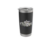 Rat Rod Outline Bucket Rust Bicchiere termico in acciaio inox doppia parete