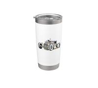 Rat Rod Outline Bucket Rust Bicchiere termico in acciaio inox doppia parete