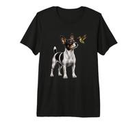 Rat Terrier Colibrì Carino Amante dei Cani Maglietta Premium
