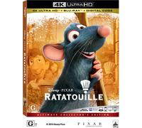 RATATOUILLE (4K UHD Blu-ray) Patton Oswalt Ian Holm Lou Romano Brian Dennehy