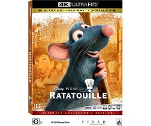 RATATOUILLE (4K UHD Blu-ray) Patton Oswalt Ian Holm Lou Romano Brian Dennehy
